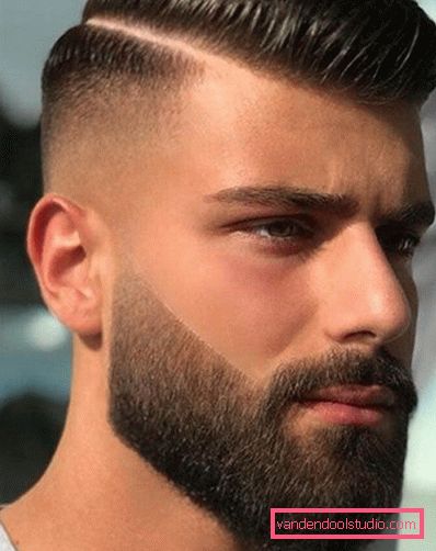 Férfi fodrászok szakáll - rövid és hosszú frizurákkal