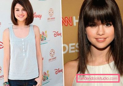 Fodrászok és frizurák Selena Gomez - a legélénkebb képek