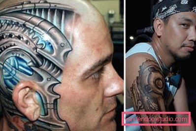 Cyberpunk tetoválás - képek a 